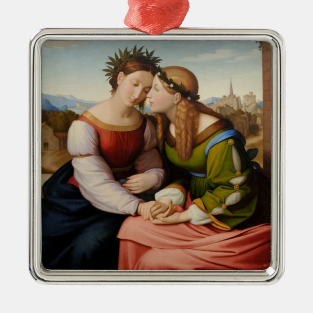 Italien und Deutschland (Italien und Deutschland a Ornament Aus Metall (Vorne)