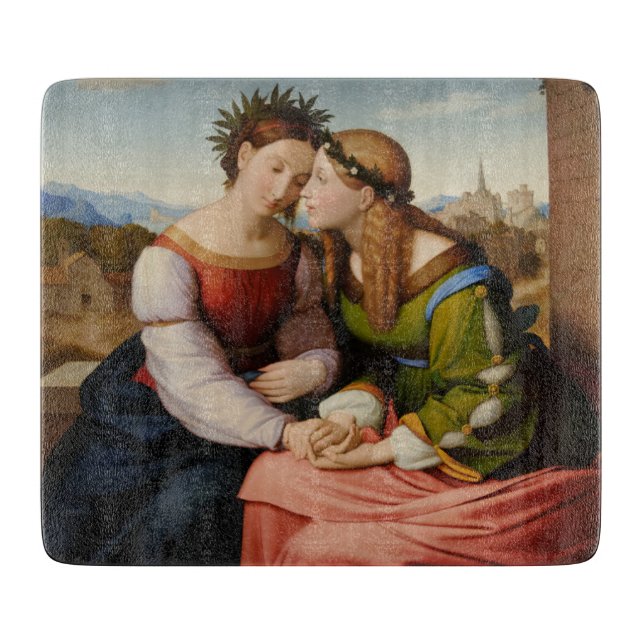 Italien und Deutschland (Italien und Deutschland a Schneidebrett (Vorderseite)