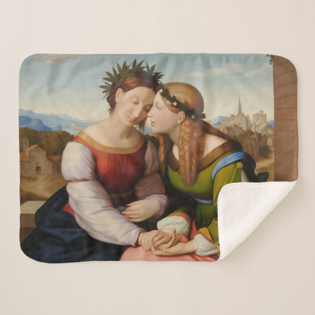 Italien und Deutschland (Italien und Deutschland a Sherpadecke (Vorderseite (Horizontal))