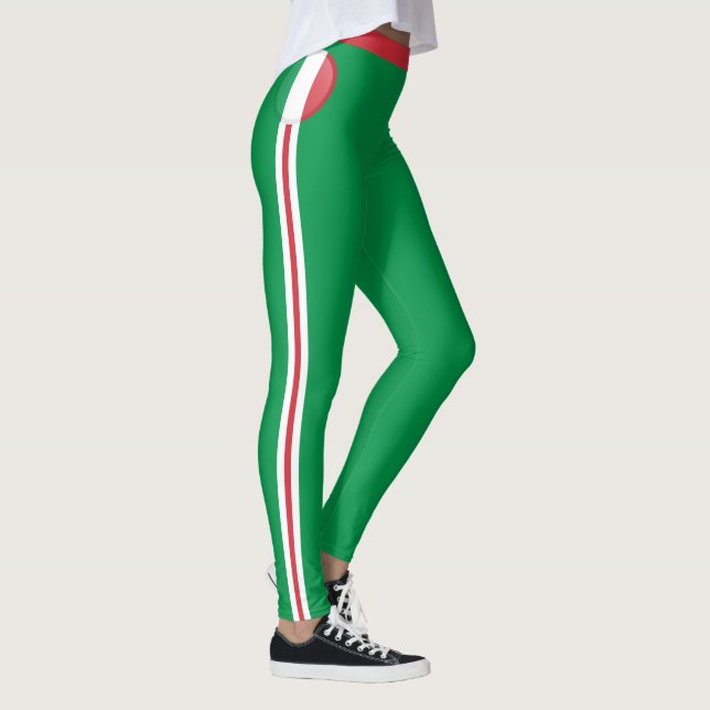 Italien und Italien Flag Mode, Reise-/Sportfans Leggings (Rechts)