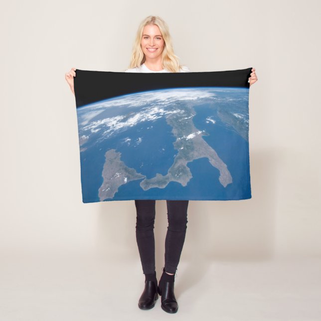 Italien und seine Insel Sizilien. Fleecedecke (Beispiel)