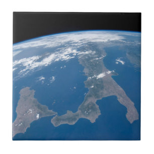 Italien und seine Insel Sizilien. Fliese