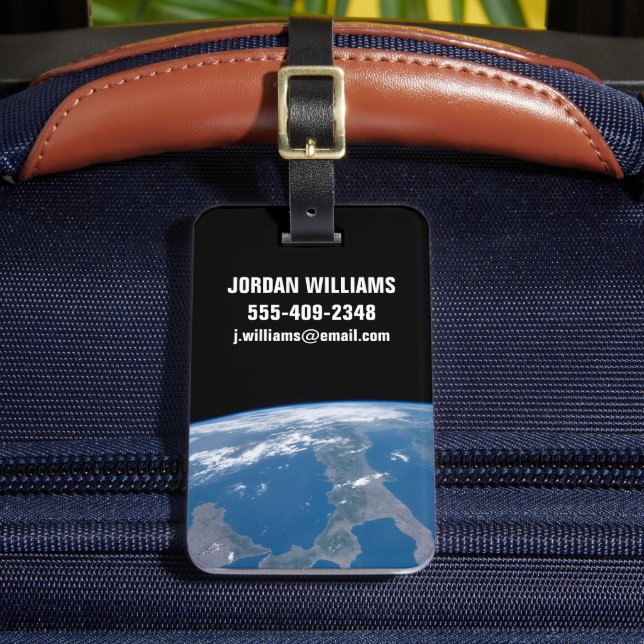 Italien und seine Insel Sizilien. Gepäckanhänger (Vorderseite Insitu 2)