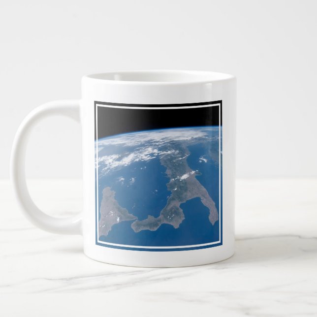 Italien und seine Insel Sizilien. Jumbo-Tasse (Links)