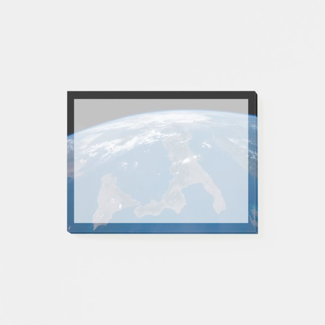 Italien und seine Insel Sizilien. Post-it Klebezettel (Vorderseite)