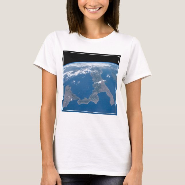 Italien und seine Insel Sizilien. T-Shirt (Vorderseite)