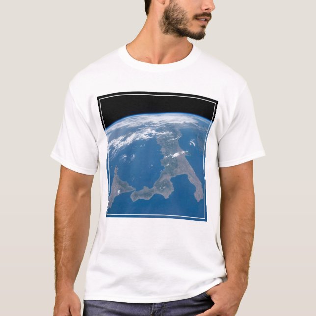 Italien und seine Insel Sizilien. T-Shirt (Vorderseite)