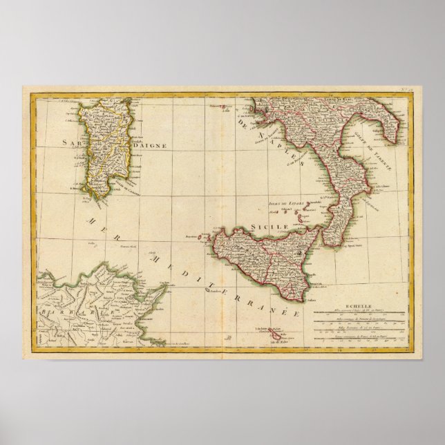 Italien und Slowenien Poster (Vorne)