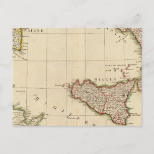 Italien und Slowenien Postkarte