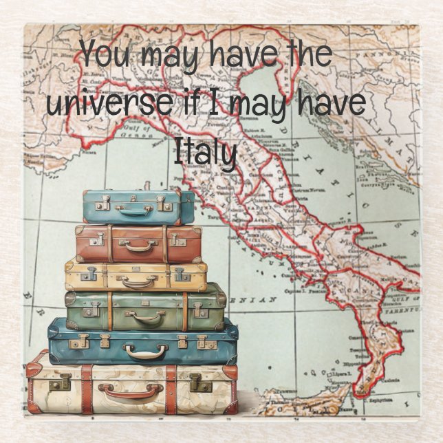 Italien Untersetzer (Vorderseite)