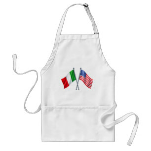 Italien USA Flagge Küchenschürze Schürze