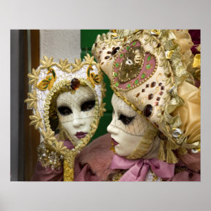 Italien, Venedig, Burano Island. Frauen in Poster