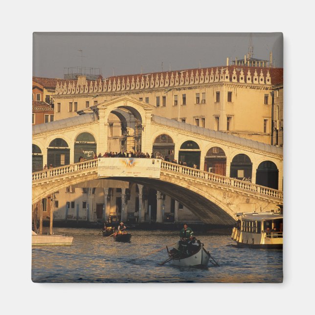 Italien, Venedig, Canal Grande, Rialto Magnet (Vorne)
