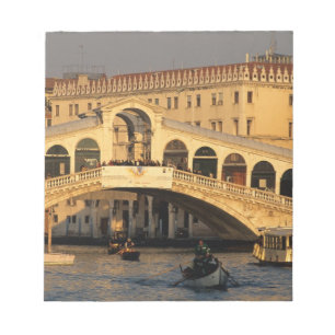 Italien, Venedig, Canal Grande, Rialto Notizblock
