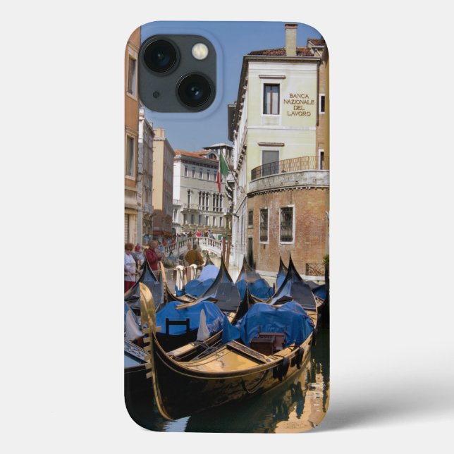 Italien, Venedig, Gondeln entlang des Kanals Case-Mate iPhone Hülle (Rückseite)