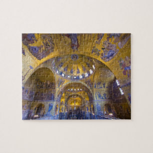Italien, Venedig. Innenraum der Markuskatedrale. Puzzle
