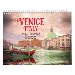 Italien Venedig Landschaften, Städte und Europa Kalender