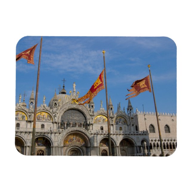 Italien, Venedig, Markusbasilika in St. Mark Magnet (Horizontal)