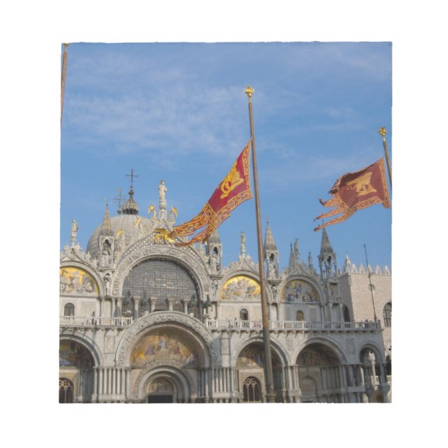 Italien, Venedig, Markusbasilika in St. Mark Notizblock (Vorderseite)