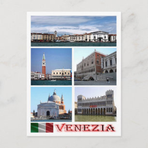 Italien - Venedig - Mosaik - Postkarte