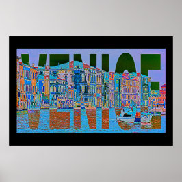 Italien Venedig Plakat