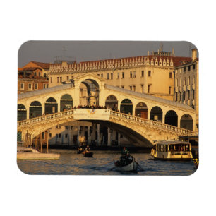 Italien, Venedig, Venedig, Canal Grande und Rialto Magnet