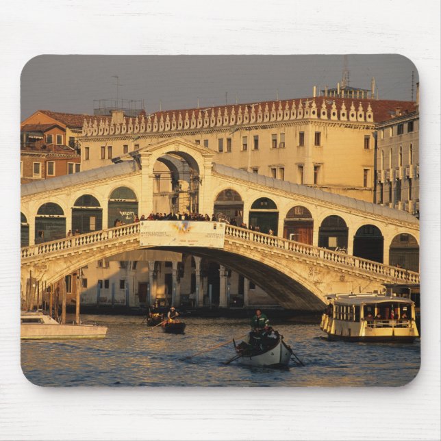 Italien, Venedig, Venedig, Canal Grande und Rialto Mousepad (Vorne)
