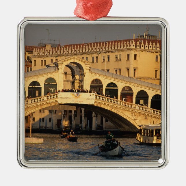 Italien, Venedig, Venedig, Canal Grande und Rialto Ornament Aus Metall (Vorne)