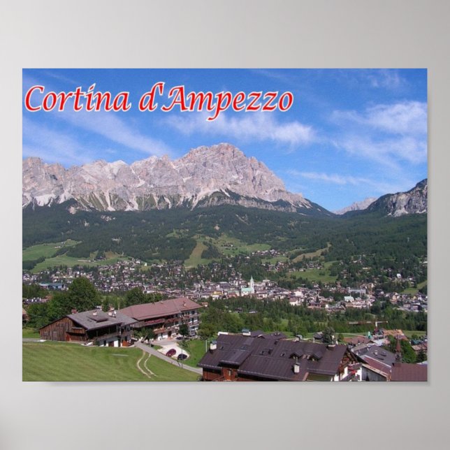 Italien - Venetien - Cortina D Ampezzo - Poster (Vorne)