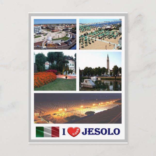 Italien - Venetien - Jesolo - Mosaik - Postkarte (Vorderseite)