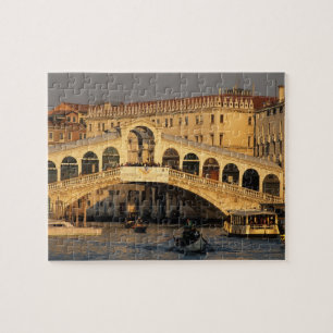 Italien, Venetien, Venedig, Canal Grande und Rialt Puzzle
