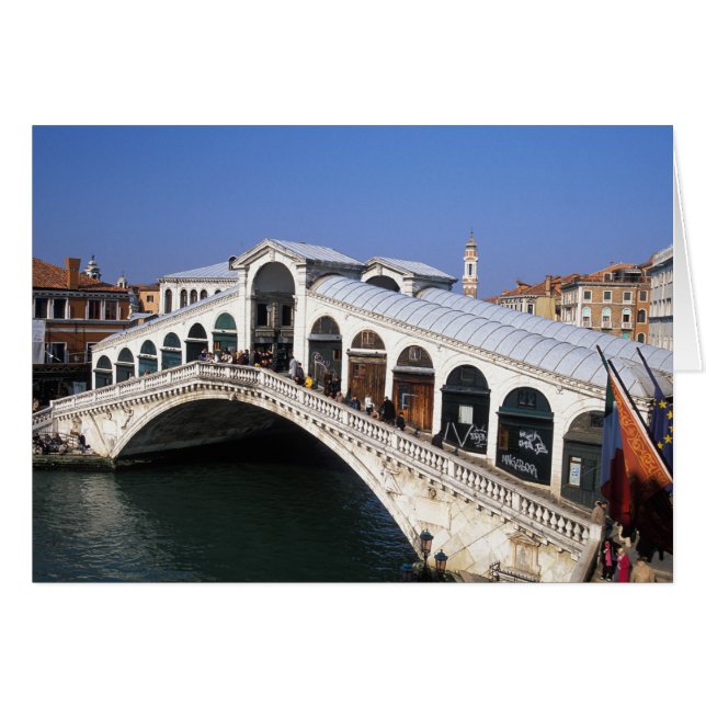 Italien, Venetien, Venedig, Rialto-Brücke (Vorderseite (Horizontal))
