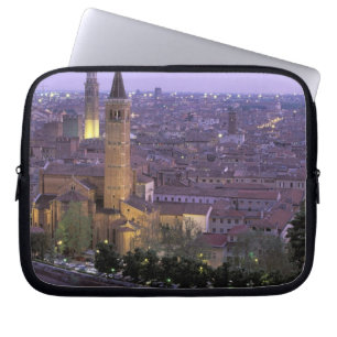 Italien, Venetien, Verona. Aussicht von Castel Laptopschutzhülle