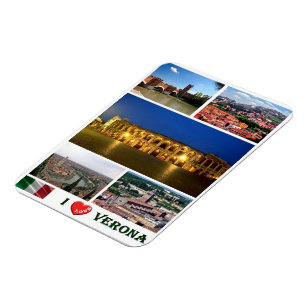 Italien - Venetien - Verona - I Liebe - Magnet