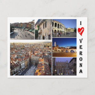 Italien - Venetien - Verona - I Liebe - Postkarte