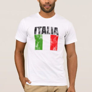 Italien verblaßte Art T - Shirt