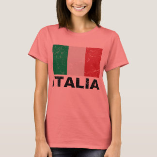 Italien - Vintage Flagge T-Shirt