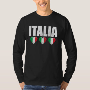 Italien Vintage Italienische Flagge Italien T-Shirt
