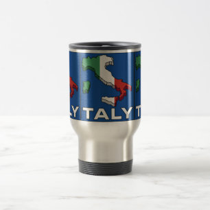 Italien Vintage Reise Logo Reisebecher