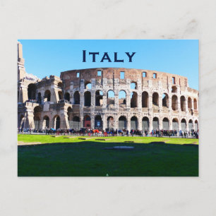Italien Vintage Reise Tourismus Hinzufügen Postkarte
