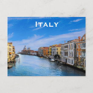 Italien Vintage Reise Tourismus Hinzufügen Postkarte