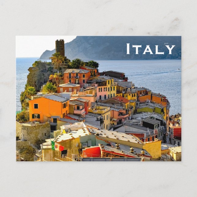 Italien Vintage Reisen Tourismus Hinzufügen Postkarte (Vorderseite)