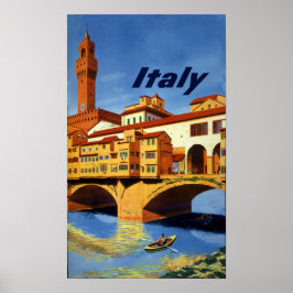 Italien, Vintage Reiseplakat Poster