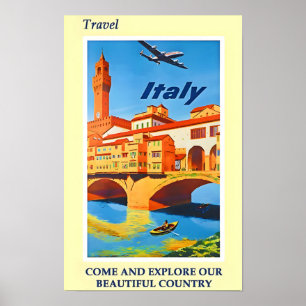 Italien Vintage-Reiseposter Poster