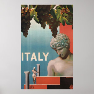 Italien Vintage Travel Poster