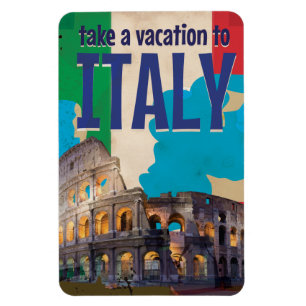 Italien Vintage Travel Poster Magnet