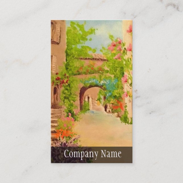 Italien Visitenkarte (Vorderseite)