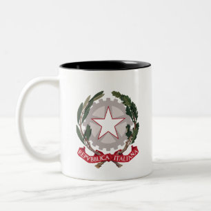 Italien Wappen Arme Landesymbol Flagge Emblem ital Zweifarbige Tasse