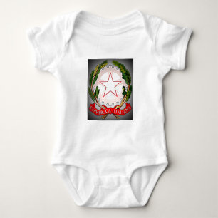 Italien-Wappen dunkle Kante Baby Strampler