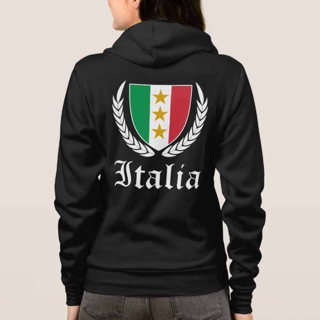 Italien-Wappen Hoodie (Rückseite)